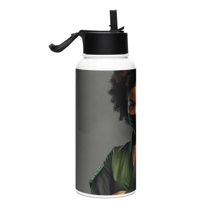 Whatever Ninja Metal Bottle with straw product image (4)