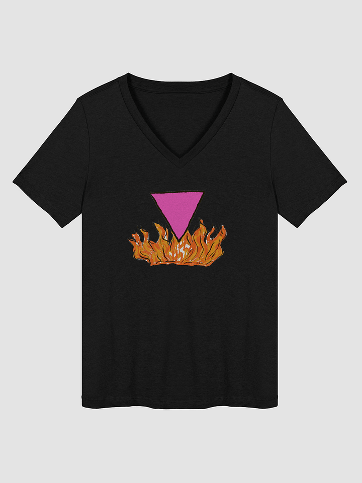 Burn It All Down Relaxed V-Neck Tee product image (1)