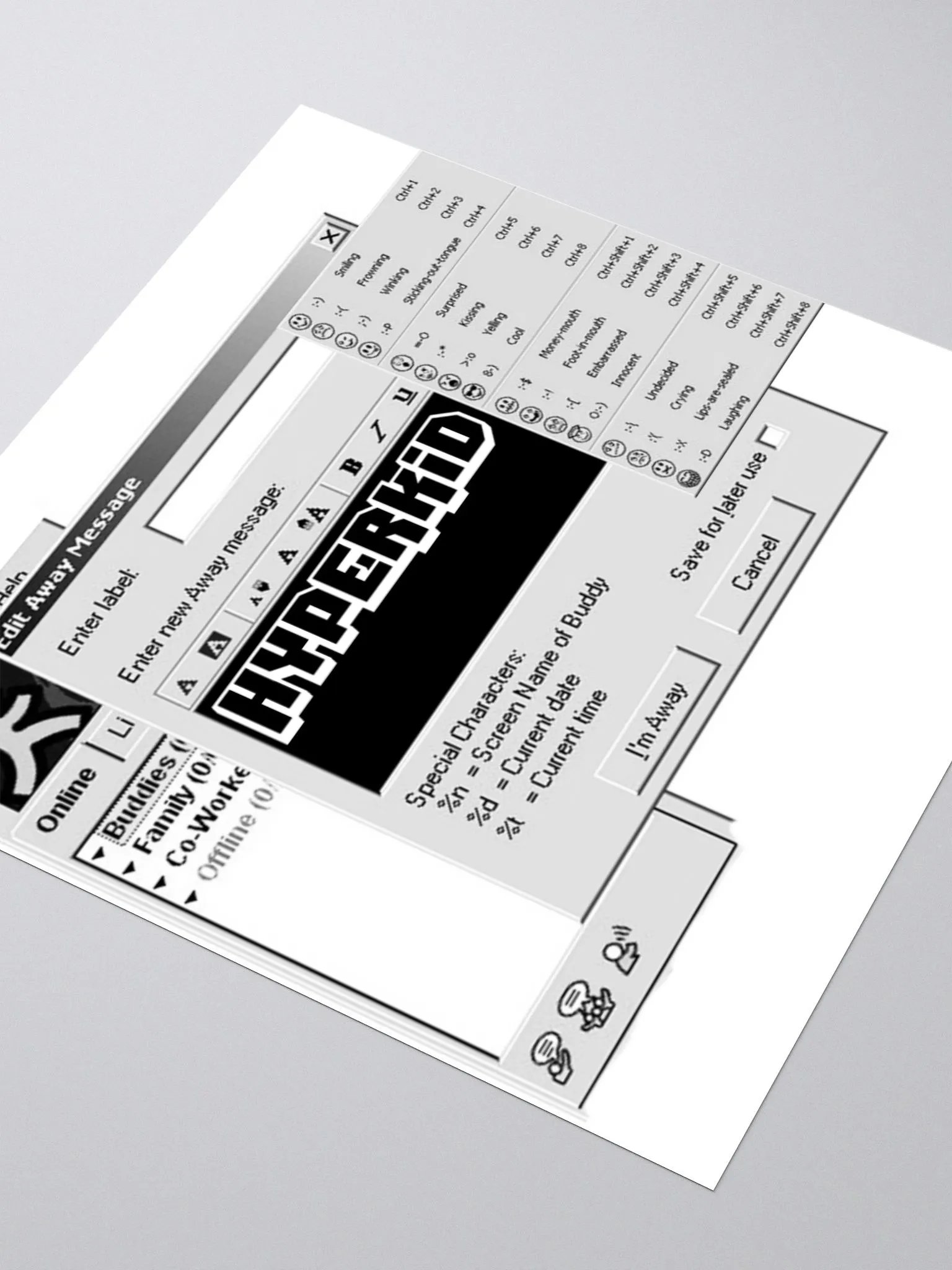 Hyperkid Away Message Sticker product image (3)