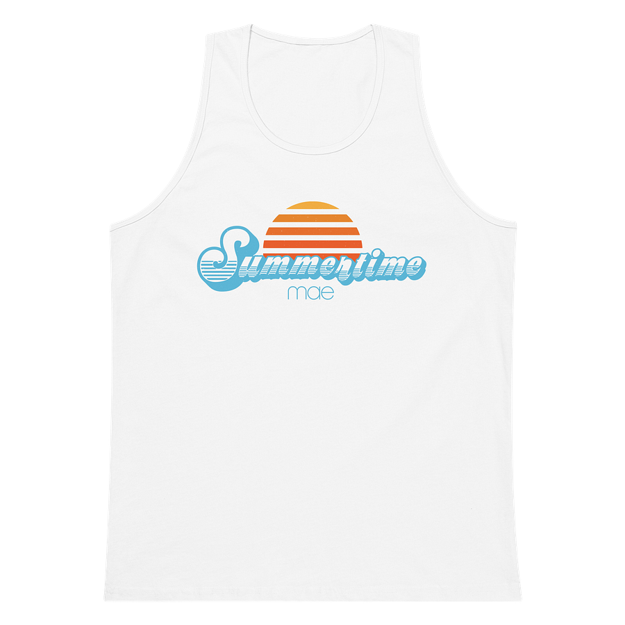 Summertime Tank - white product image (1)