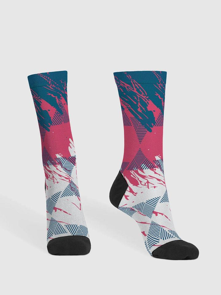 Checks | Premium Sustainable Crew Socks product image (2)