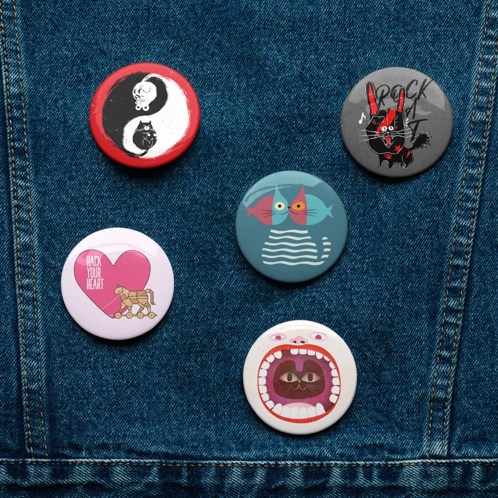 Pin Buttons Collection 3 (5 pcs) product image (6)