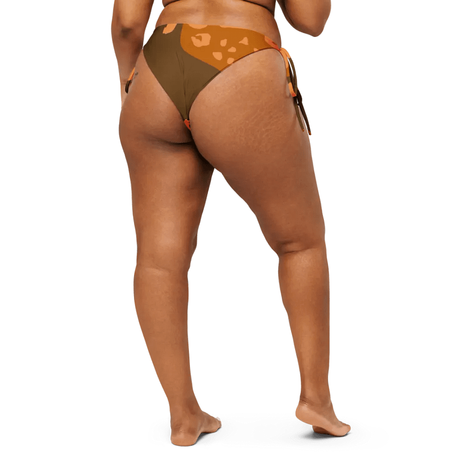 Leopard Orange Bikini Bottom product image (4)