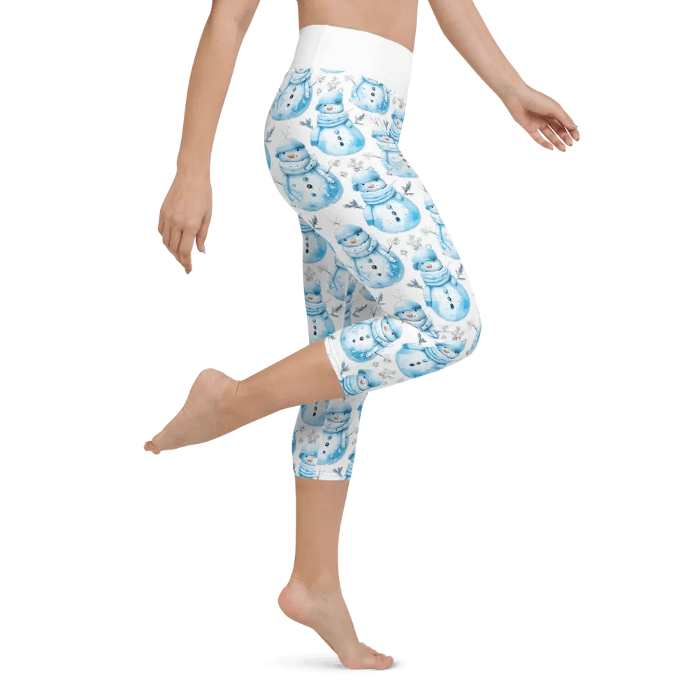 Frosty Friends Yoga Capri Leggings product image (5)