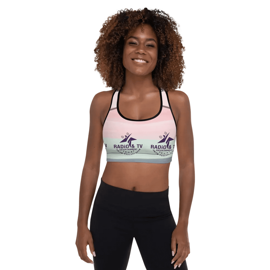 RDTV Pod-Fam All-Over Print Padded Sports Bra product image (2)