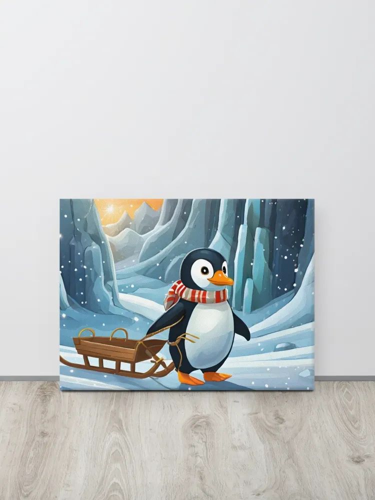 Winter Wonderland Penguin Canvas product image (6)