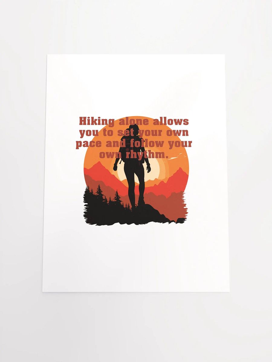 Hiking alone allows you to set your own pace and follow your own rhythm. product image (25)