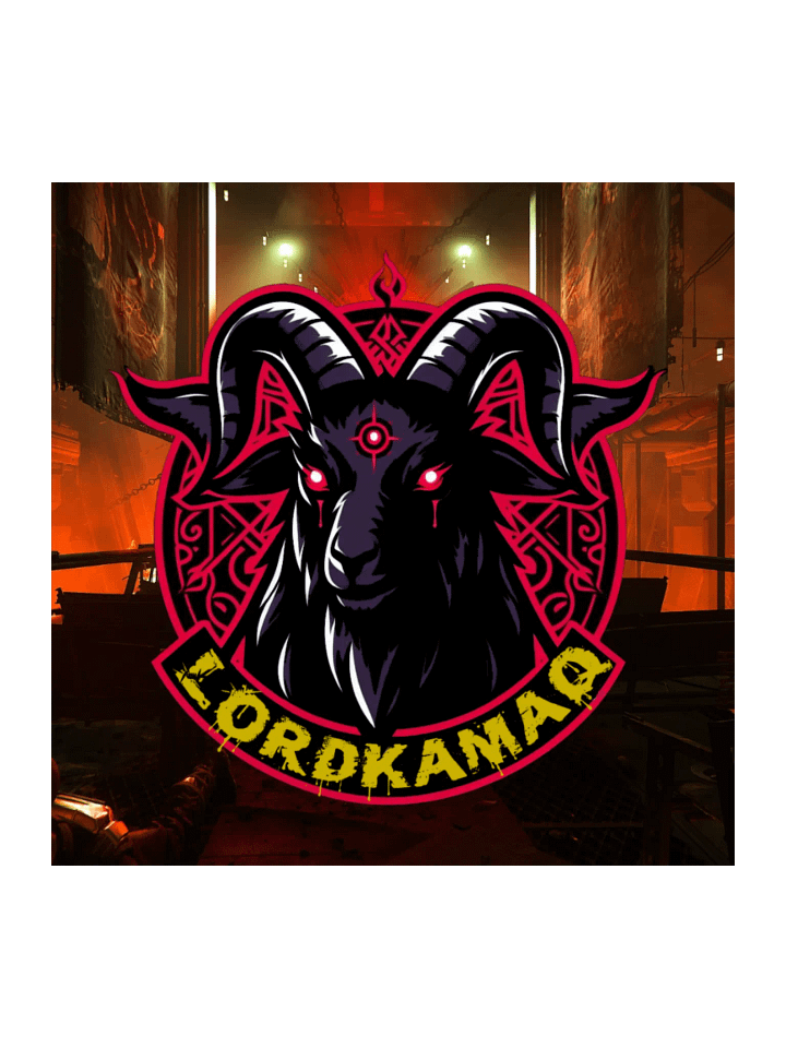 Mark of the Kvlt: LordKamaq Logo Sticker product image (1)