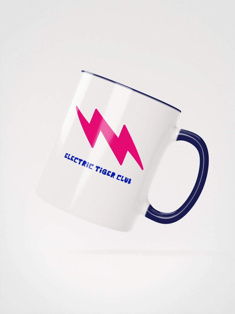 Pink Electric Tiger with Pink Lightning Bolt - Ceramic Mug product image (3)