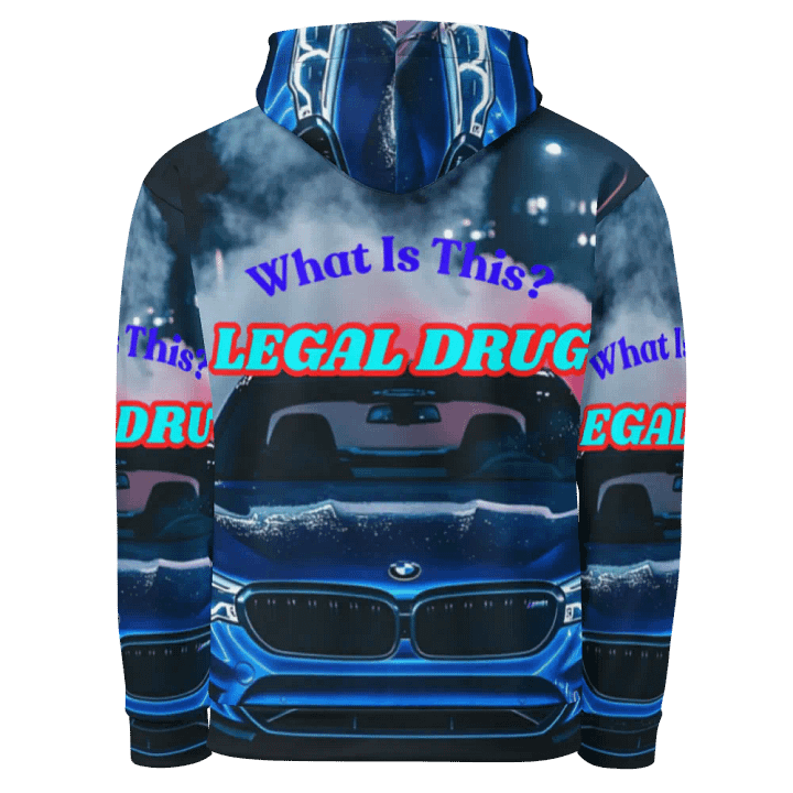 Mad For Mystic Beamer Ride "Legal Drug" All-Over Printed Unisex Hoodie product image (2)
