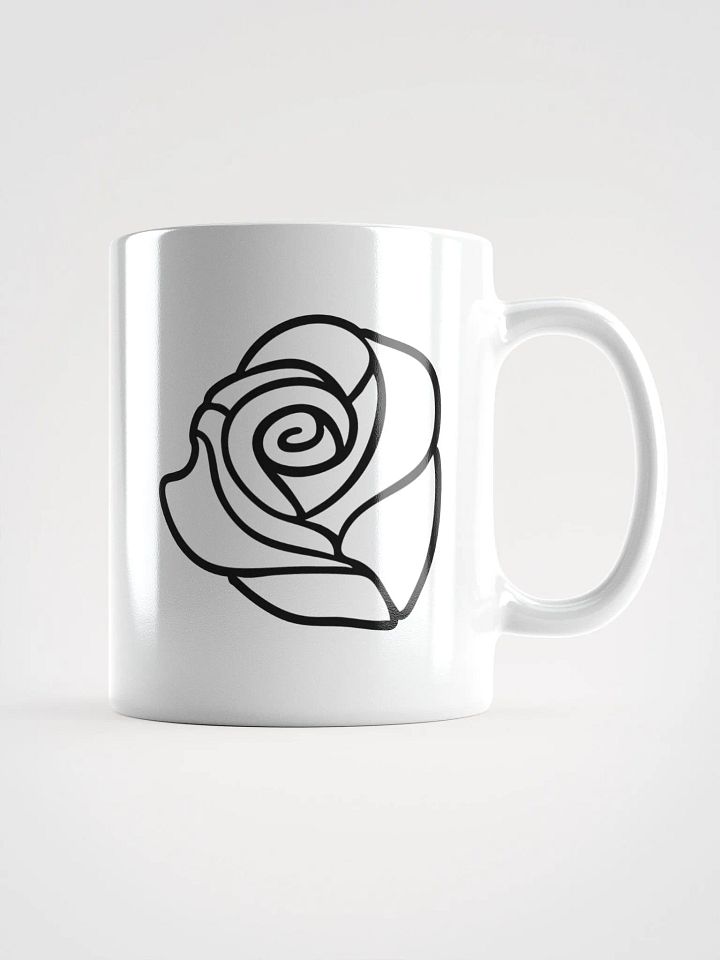 White Rose ceramic mug - B product image (1)