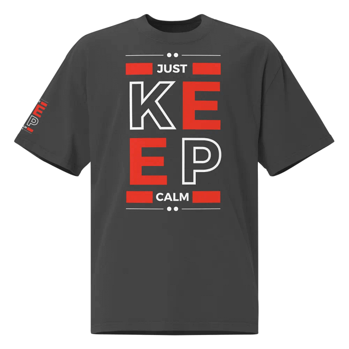 KEEP Bold Block Letters Red Tee product image (1)