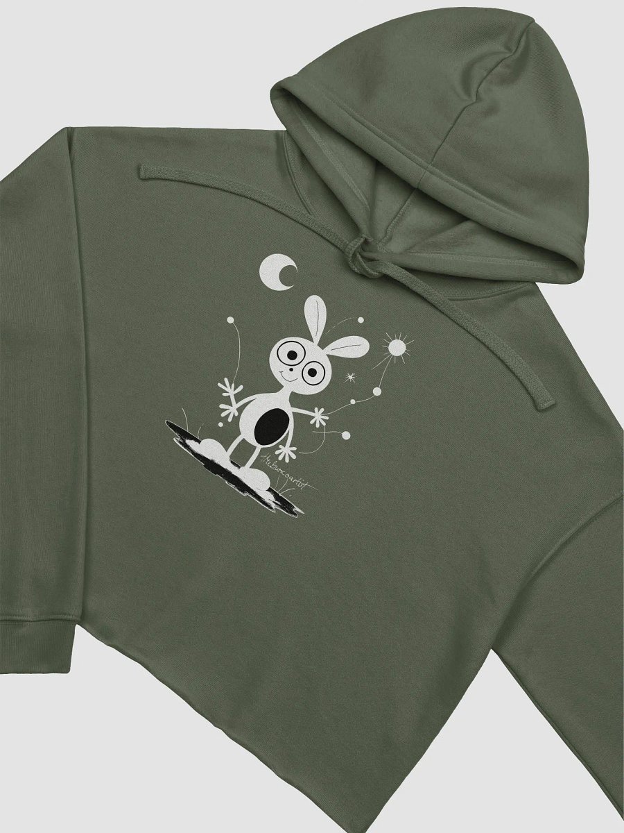 Bella+Canvas Fleece Crop Hoodie product image (3)