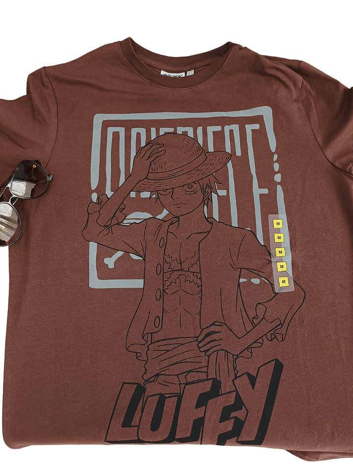 Luffy T-shirt Brown product image (1)