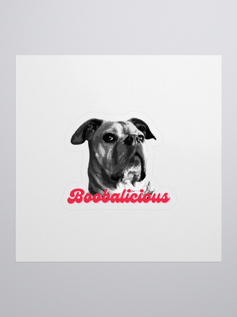 Boobalicious Boo Kiss Cut Stickers