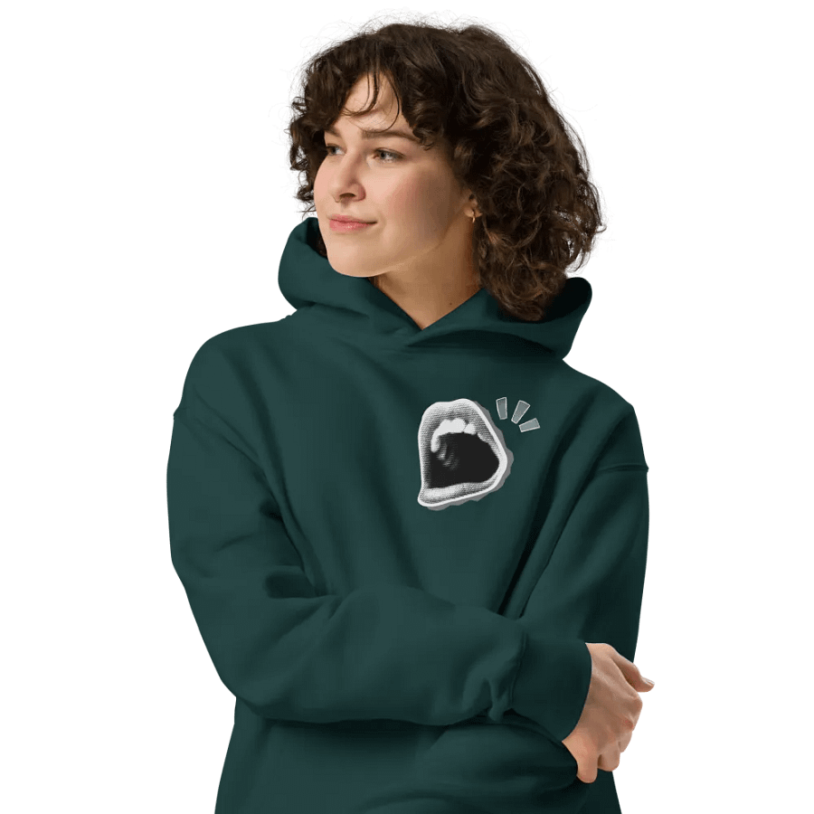 Let my raw energy oversized fit hoodie product image (7)