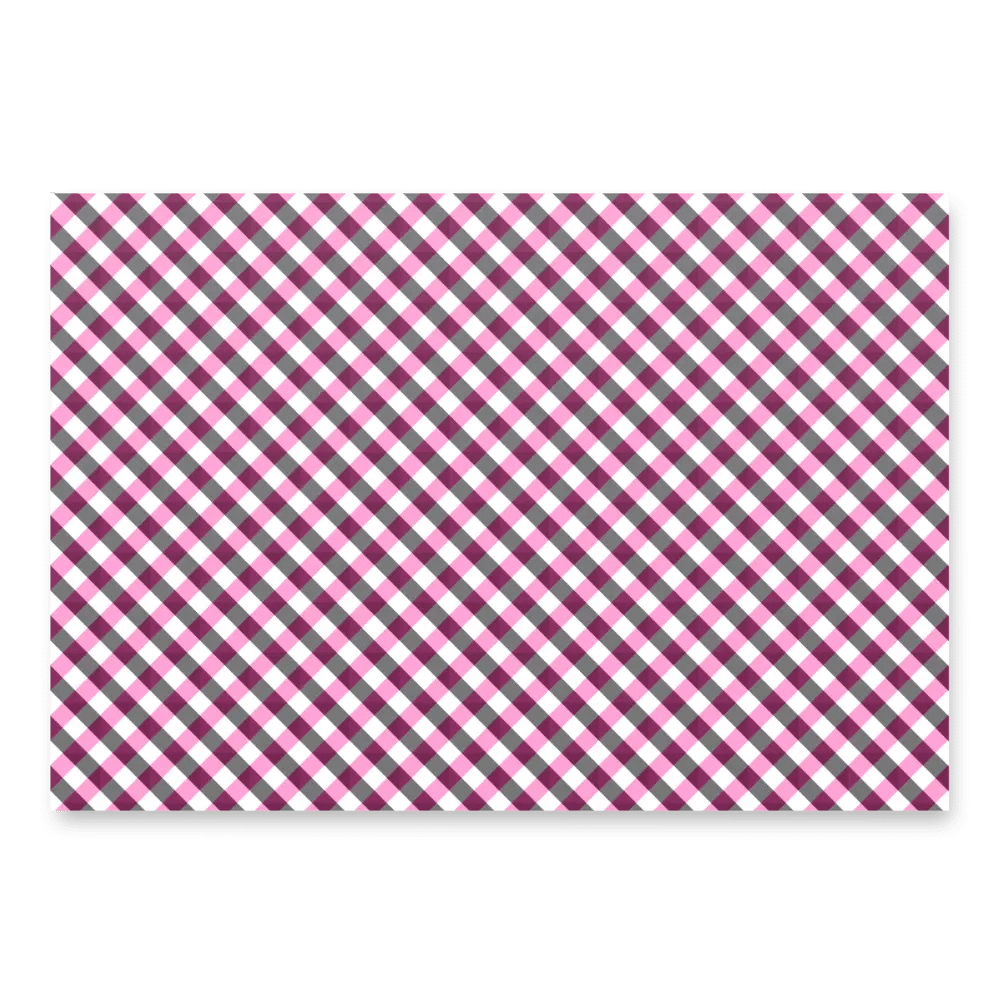 Pink Plaid Abstract | Wrapping Paper Set product image (2)