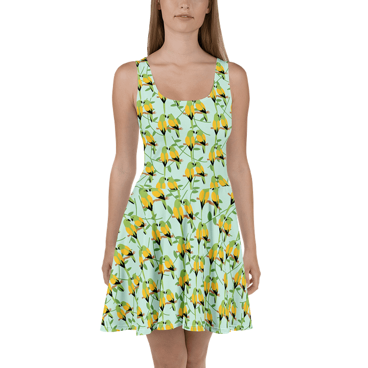 Beautiful Birds Skater Dress - Cute, Colorful, Comfortable product image (2)