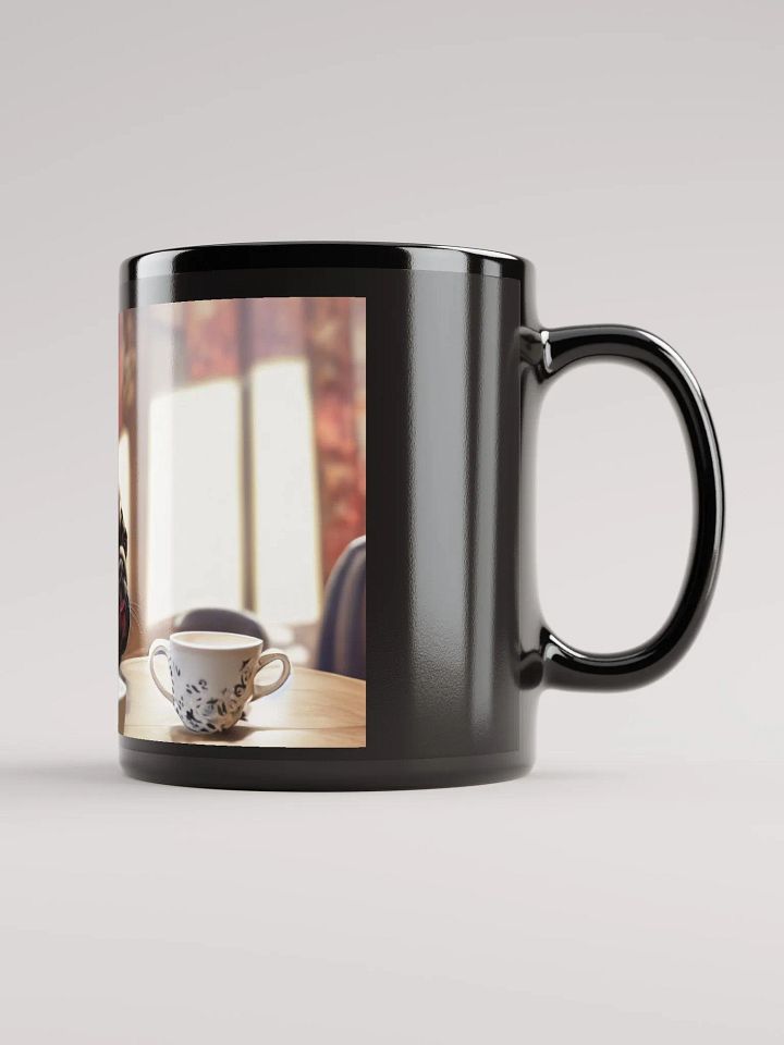 French Bulldog Fun: Black Glossy Mug for Dog Lovers product image (2)