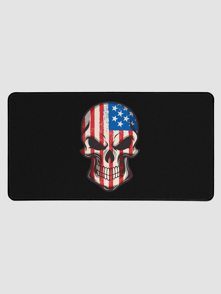 Patriotic Skull Desk Mat product image (1)