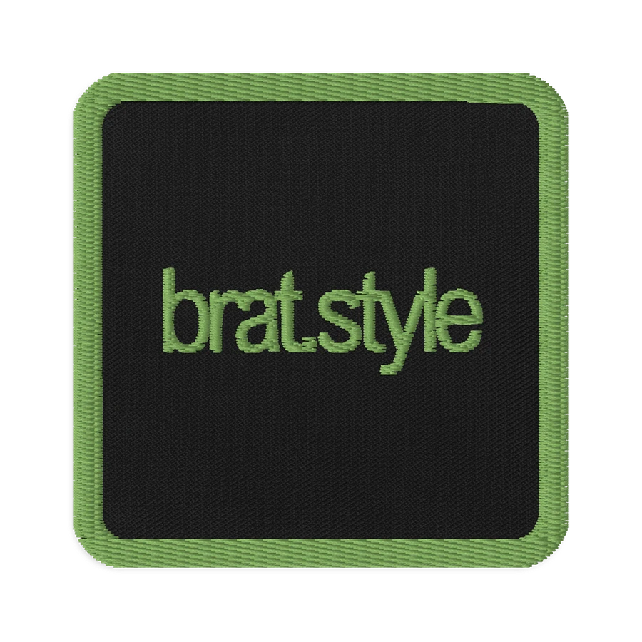 the bratstyle embroidered patch - square product image (1)