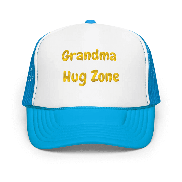 Grandma Hug Zone Otto Foam Trucker Hat product image (15)