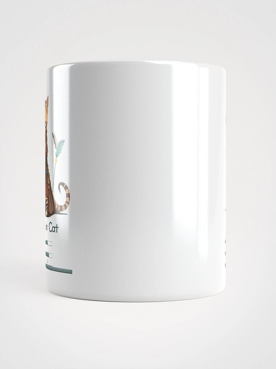 RPG Assassin Cat white ceramic mug 11oz 15oz 20oz for gamers and cat lovers product image (13)
