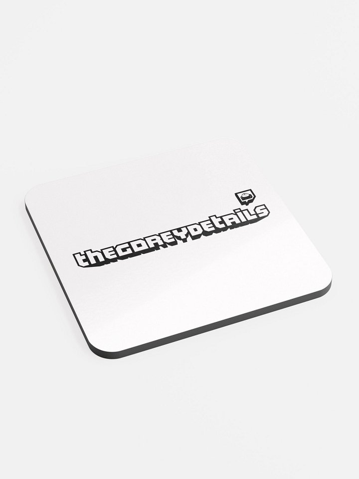 TTV Black - Glossed Cork Coaster product image (2)