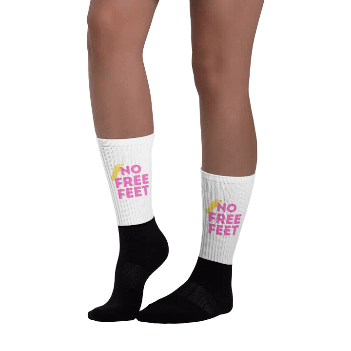 No Free Feet Socks (Pink / Yellow) product image (2)