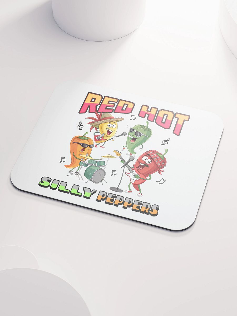 Red Hot Silly Peppers Music Mouse Pad product image (3)