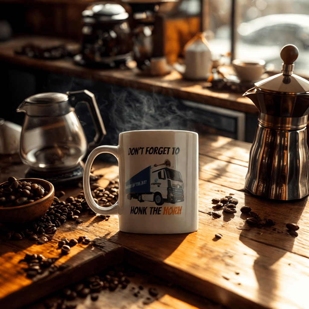 Don't Forget To Honk The Horn Mug product image (1)