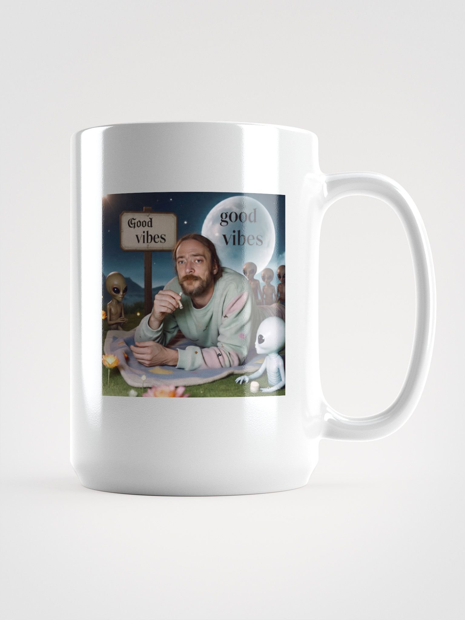 good vibes coffe mug product image (1)