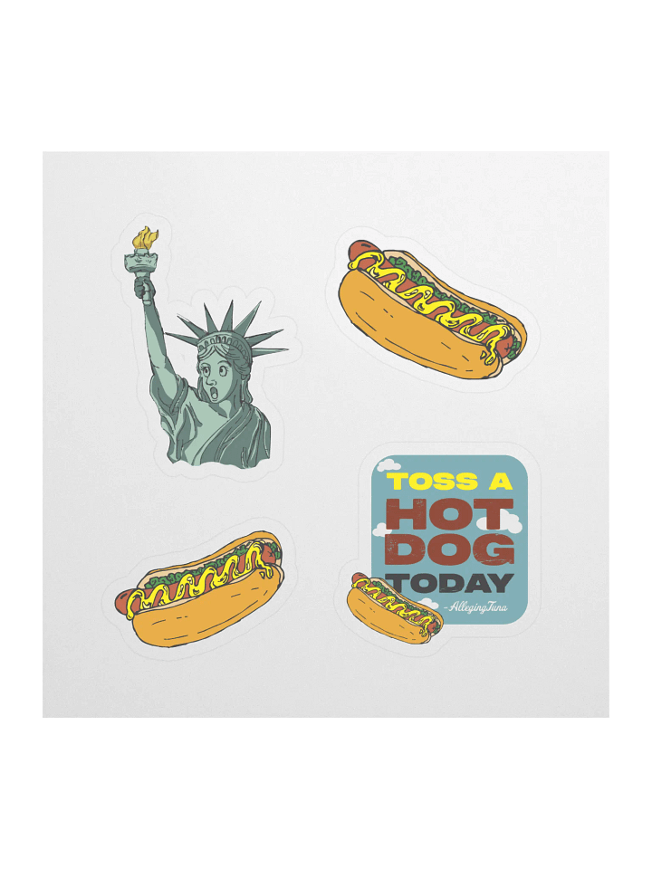 Hotdog Toss Sticker Set product image (1)