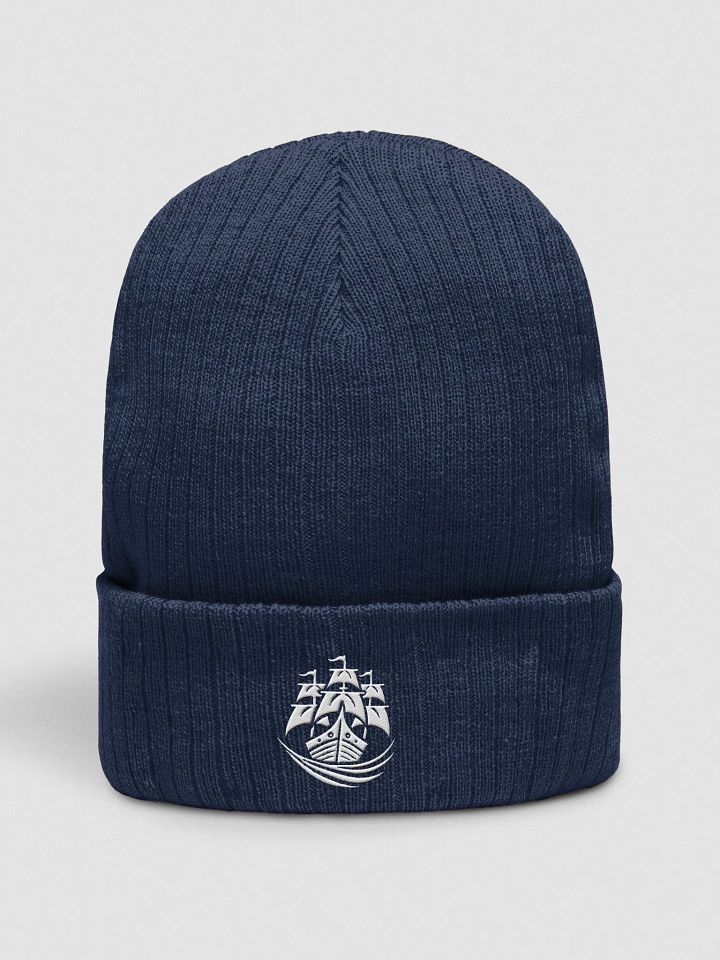 Black Sails Ribbed Knit Beanie product image (3)