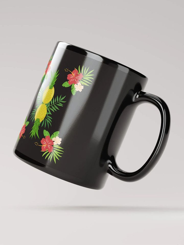 Pineapple Paradise Pattern Design Black Mug product image (3)