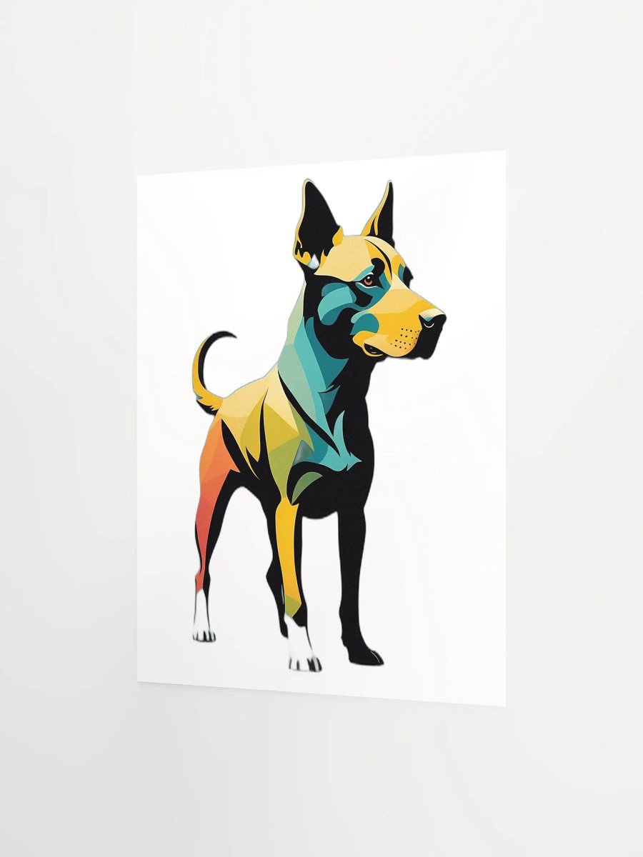 Geometric Canine Dreamscape Poster product image (2)
