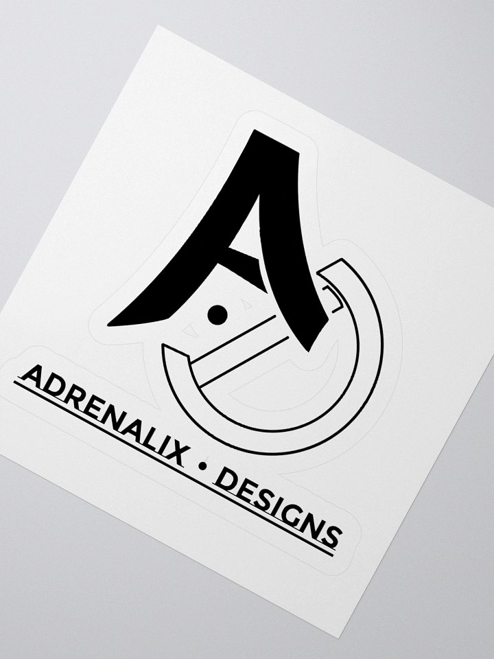 Adrenalix Designs logo and name stickers product image (4)