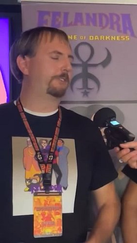 Talking up potential future plans for Felandra with comic creator @blakezawadzki