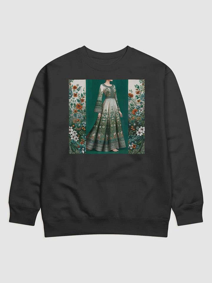 Green Dress Floral Pattern Design product image (1)