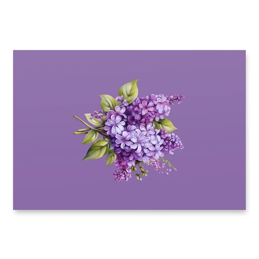 Lilac Bloom Wrapping Paper Set product image (3)