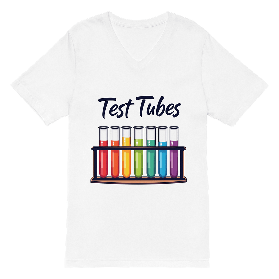 Rainbow Chemistry Test Tube T-Shirt product image (2)