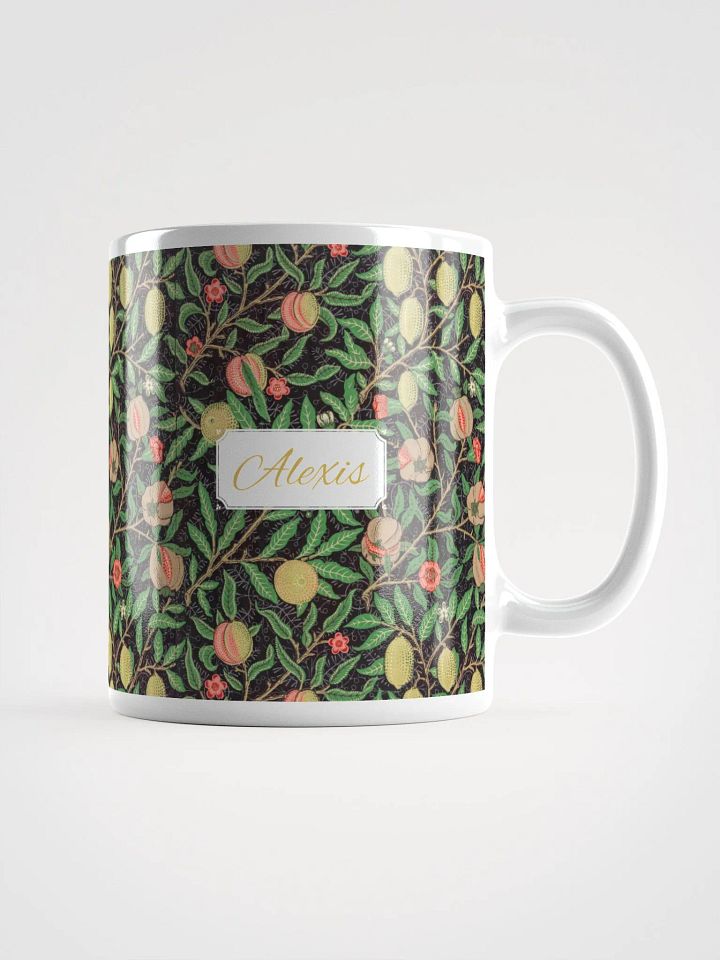 Personalized Fruit Pattern White Glossy Mug product image (1)
