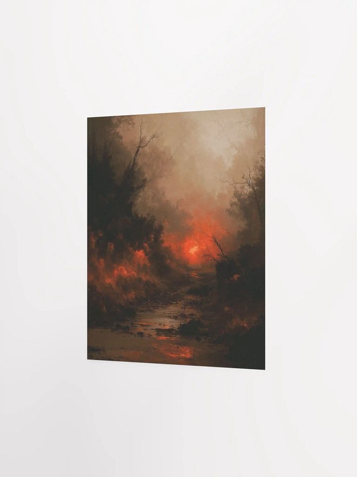 Inferno Glow Matte Poster product image (19)