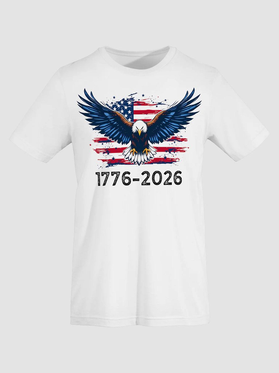 Patriotic American Eagle Flag T-shirt | 1776-2026 USA Bald Eagle Red White Blue Stars Stripes Tee product image (44)