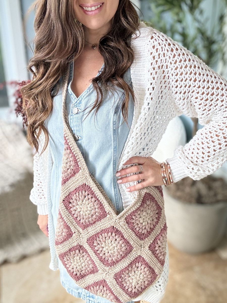 River Stone Granny Bag Crochet Pattern product image (2)