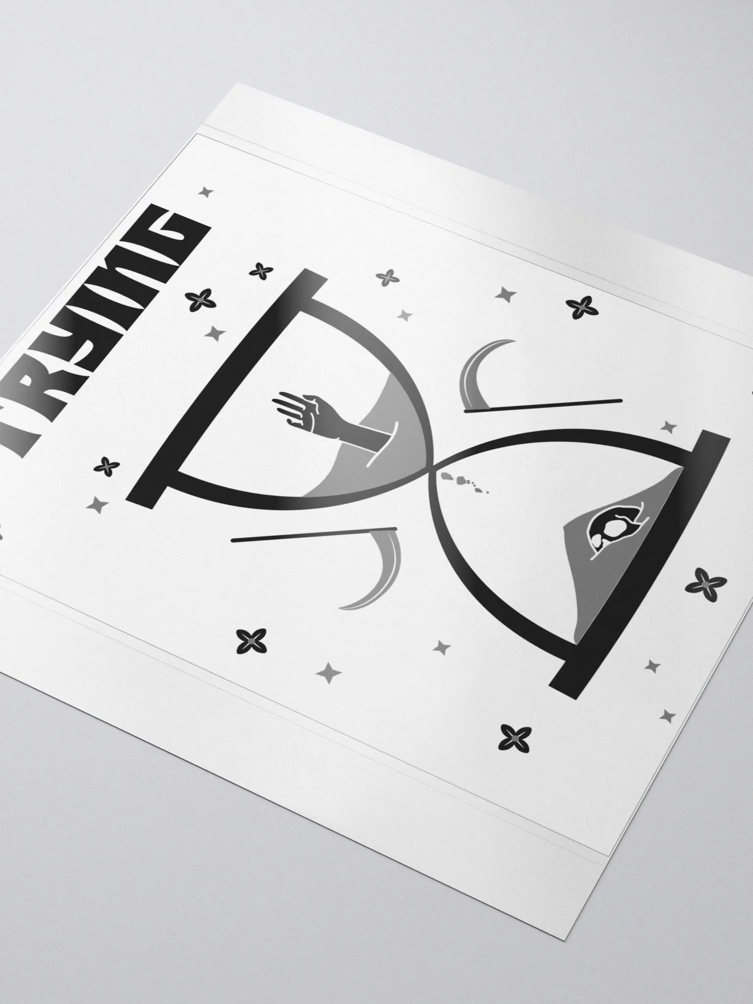 Trying Times bubble free stickers product image (4)
