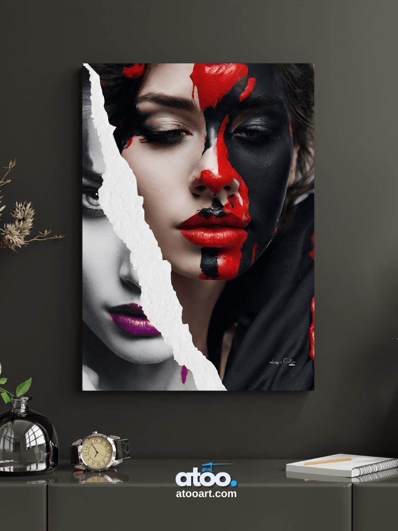 Living in Colors | Red, purple and beyond... | Collage Wall Art product image (4)
