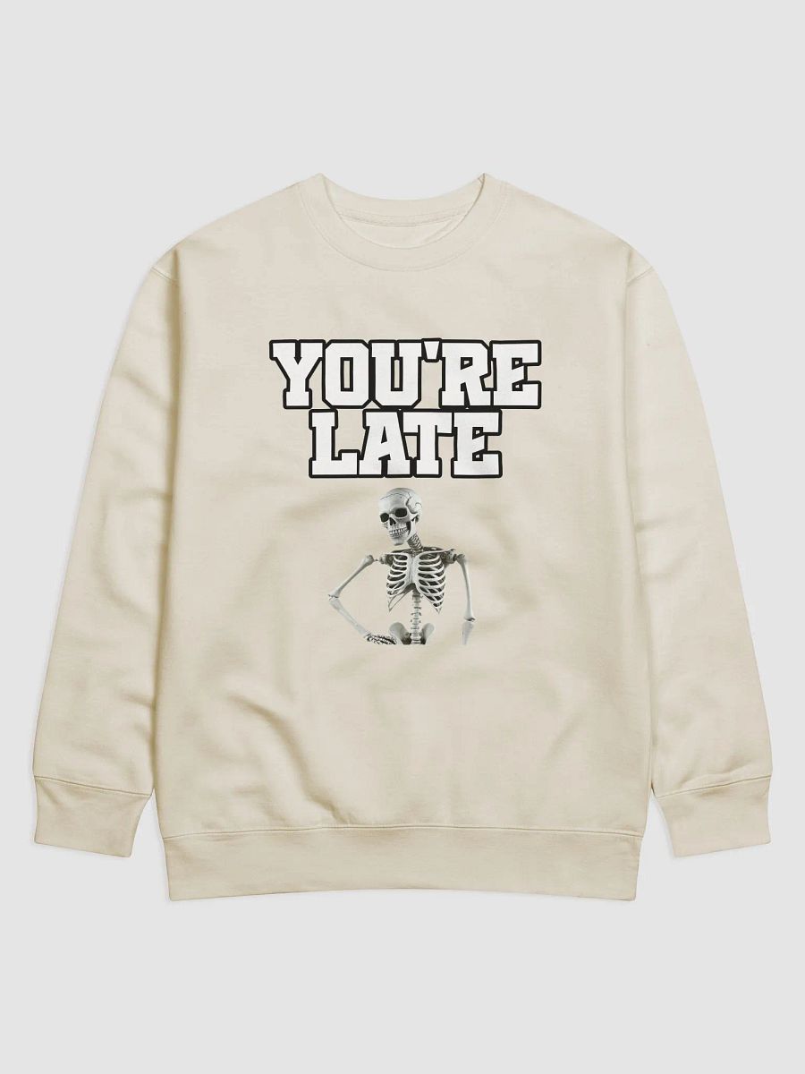 You're Late Funny Humorous Sweatshirt product image (8)