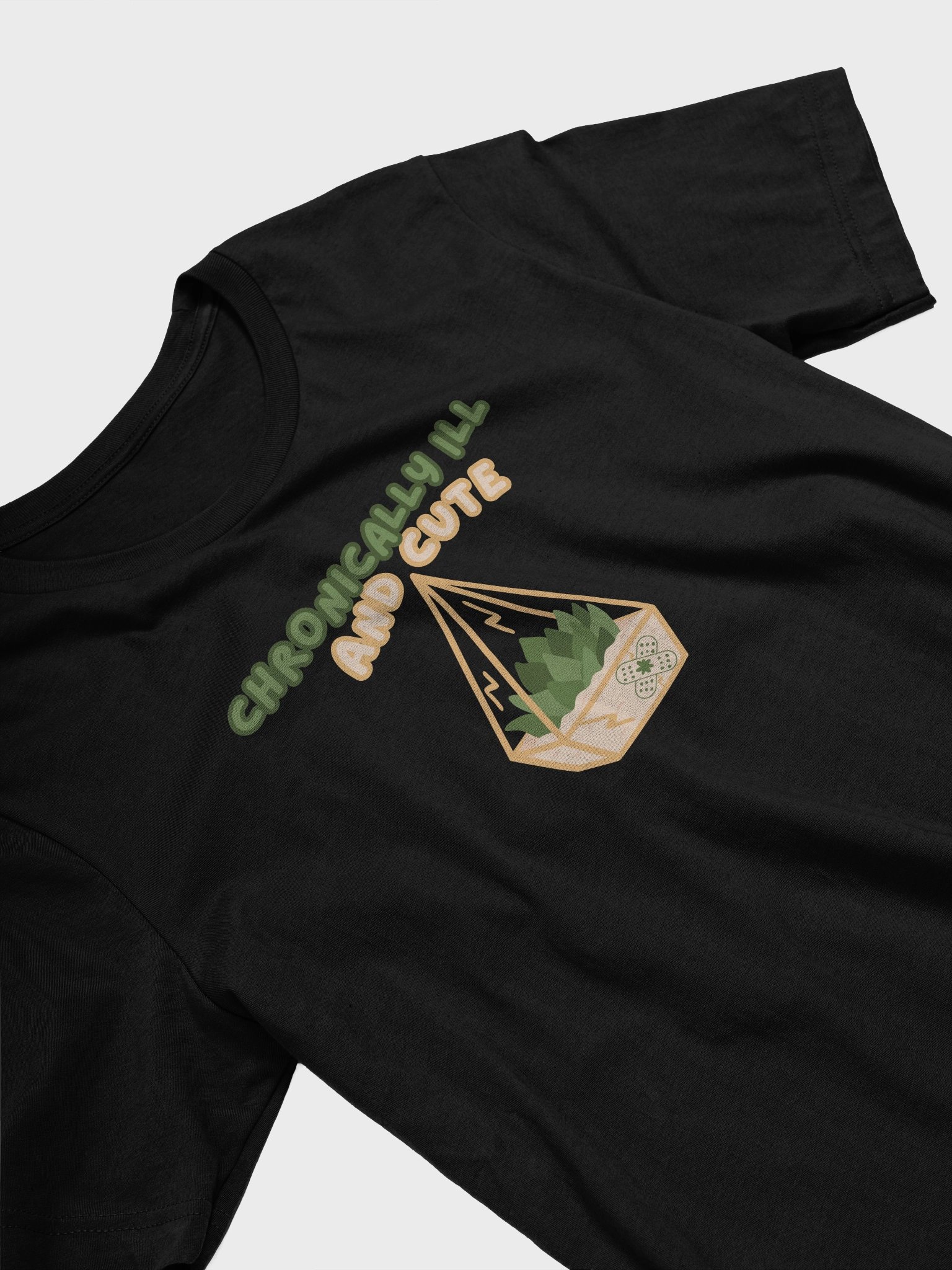 Spring Terrarium Chronically Ill and Cute Tee product image (49)