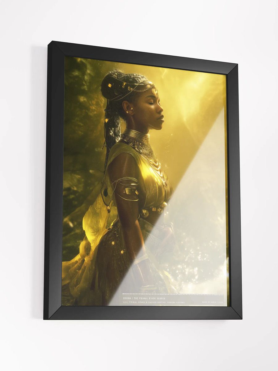 Oshun: The Primal River Source – Framed Matte Poster product image (3)